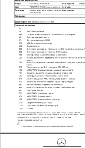 Обява за продажба на Mercedes-Benz G 580 AMG line ~ 180 000 EUR - изображение 4