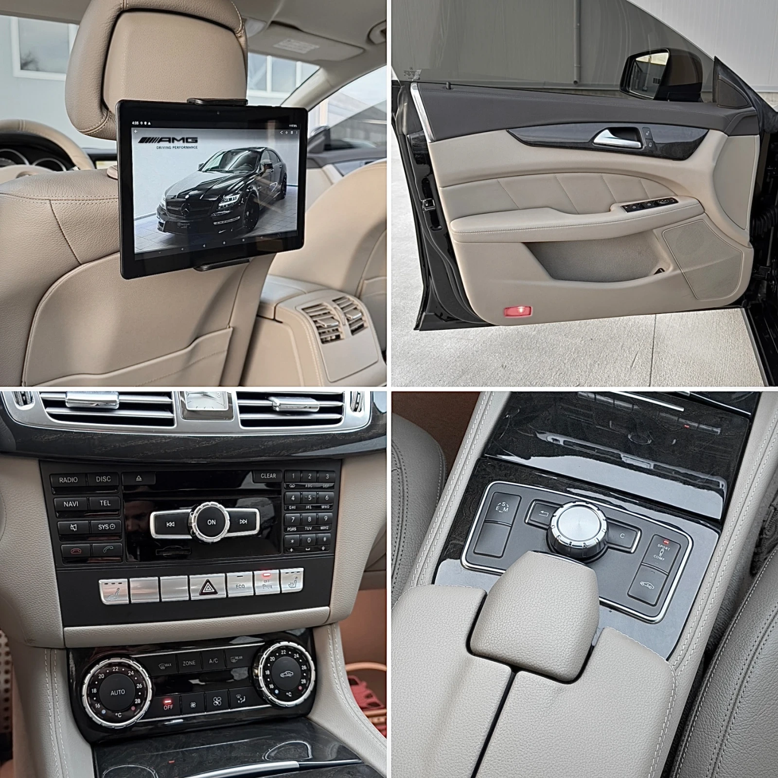 Mercedes-Benz CLS 350 AMG/ 4MATIC/ ALL BLACK/ 3xTV/ AIRMATIC/ FULL LED | Mobile.bg   11