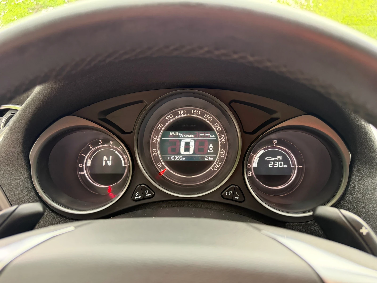 Citroen C4 1.6e-HDI АВТО 116хил.км EXCLUSIVE Масаж.Парктроник, снимка 16 - Автомобили и джипове - 54196791