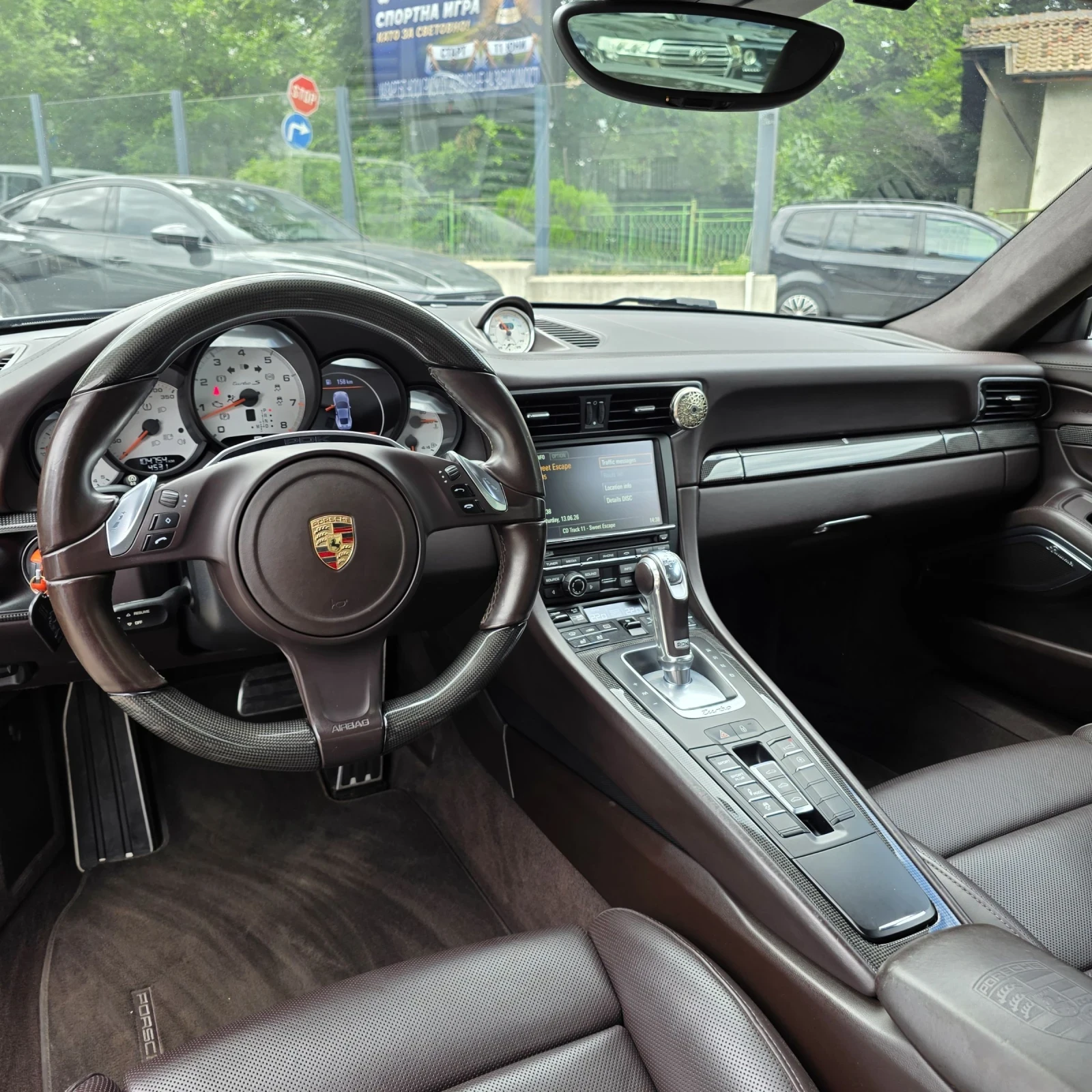 Porsche 911 TURBO S/CARBON/CERAMIC , снимка 10 - Автомобили и джипове - 54902087