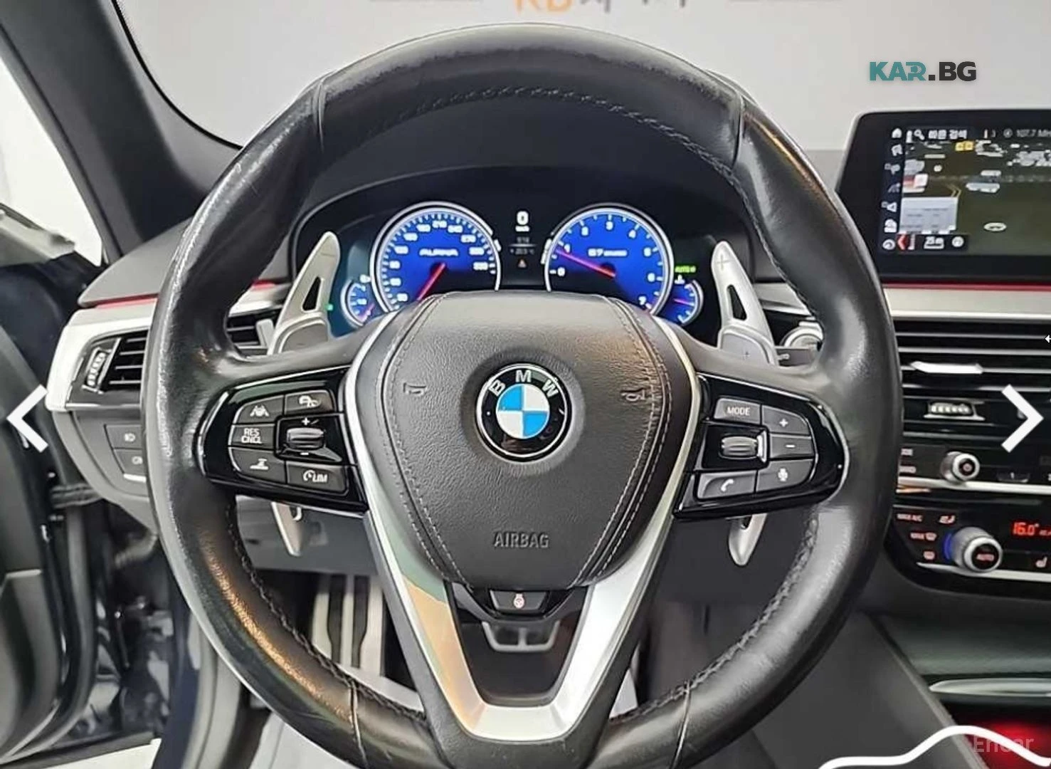 BMW 530 * M5 PACKAGE* КАМЕРА* ПОДГРЕВ* ШИБИДАХ* HEAD-UP* К, снимка 9 - Автомобили и джипове - 54998513