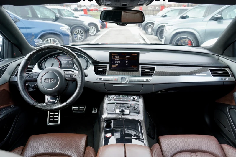 Audi S8 * 4.0T* DISTR* 360* CARBON* МАСАЖ* ИСТОРИЯ* , снимка 10 - Автомобили и джипове - 52621430