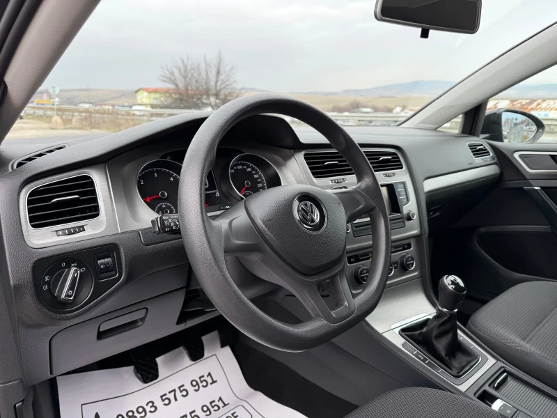 VW Golf 1.6-TDI-129.000км-НАПЪЛНО РЕАЛНИ-КАТО ЧИСТО НОВ, снимка 7 - Автомобили и джипове - 53186259