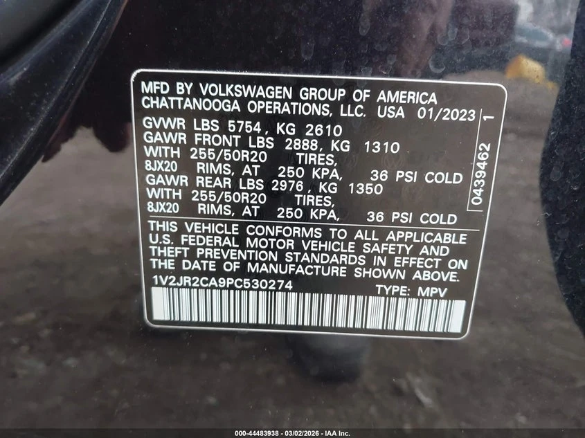 VW Atlas 3.6l Volkswagen 3.6L V6 Se W/Technology, снимка 9 - Автомобили и джипове - 53863445