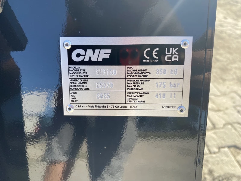 Допълнително оборудване Друг вид Четка за почистване на пътища CNF SWP150 , снимка 9 - Индустриална техника - 51129626