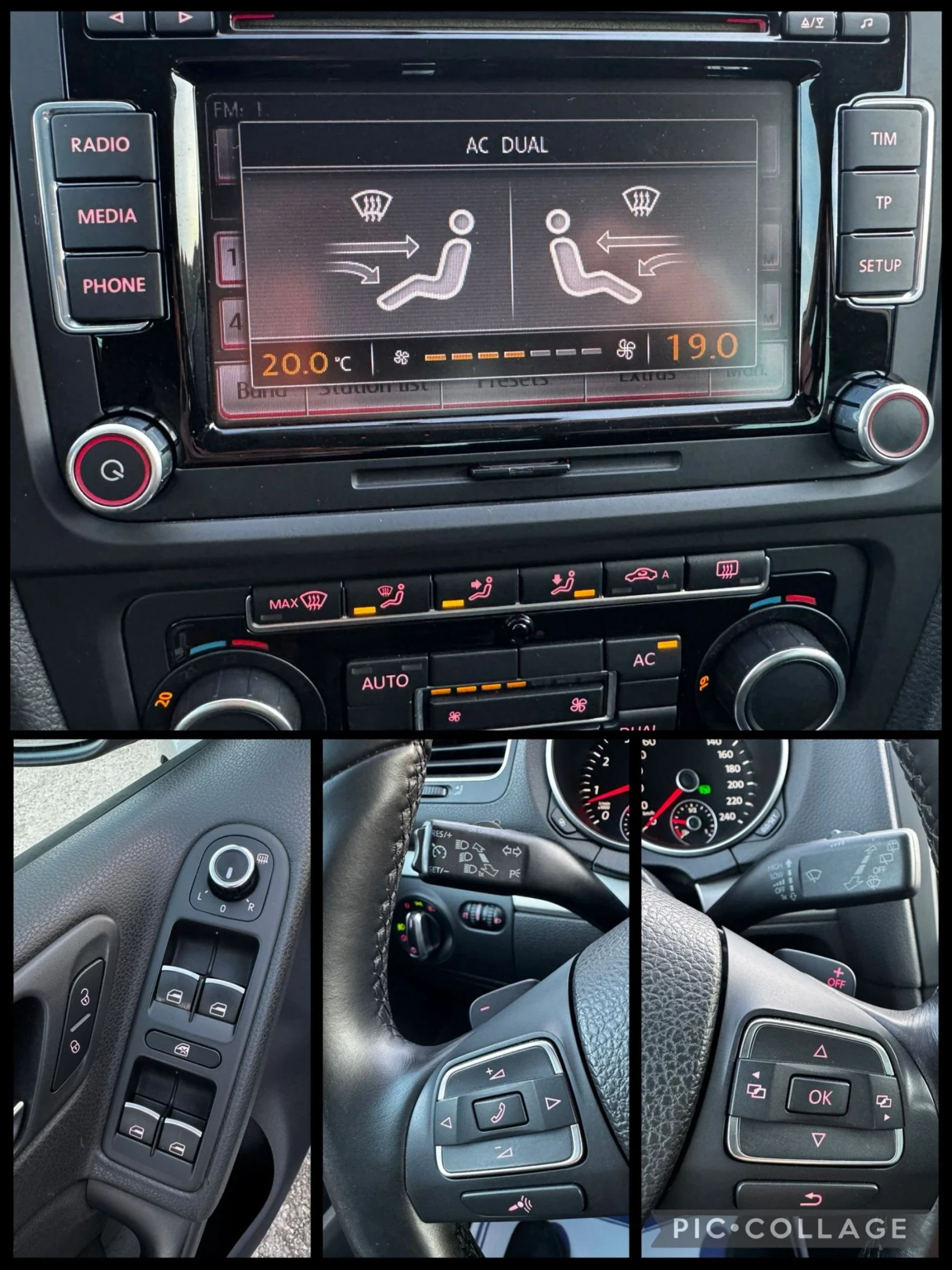 VW Golf 1.4 TSI,  АВТОМАТ, МУЛТИ ВОЛАН, АВТОПИЛОТ , снимка 14 - Автомобили и джипове - 53990318