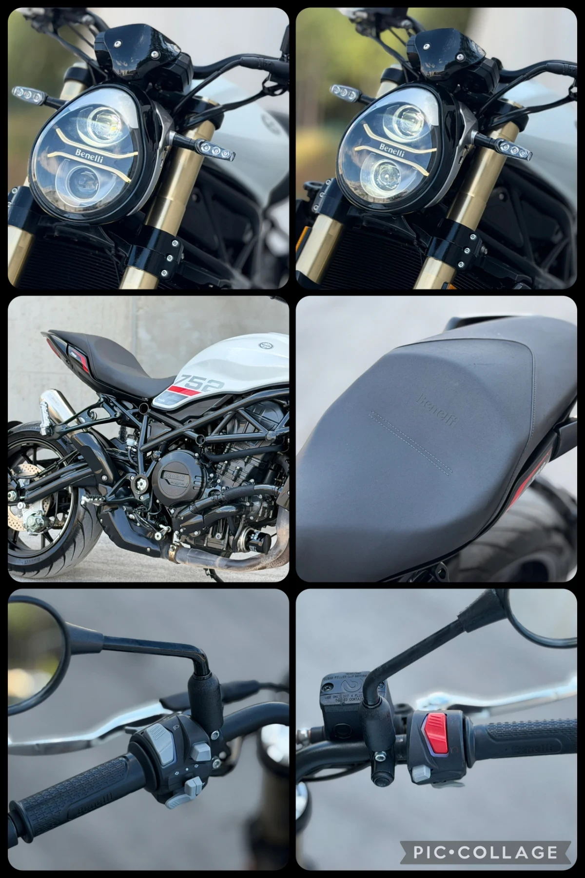 Benelli 750 752s~FULL LED~DIGITAL~8000км!!, снимка 9 - Мотоциклети и мототехника - 55797435