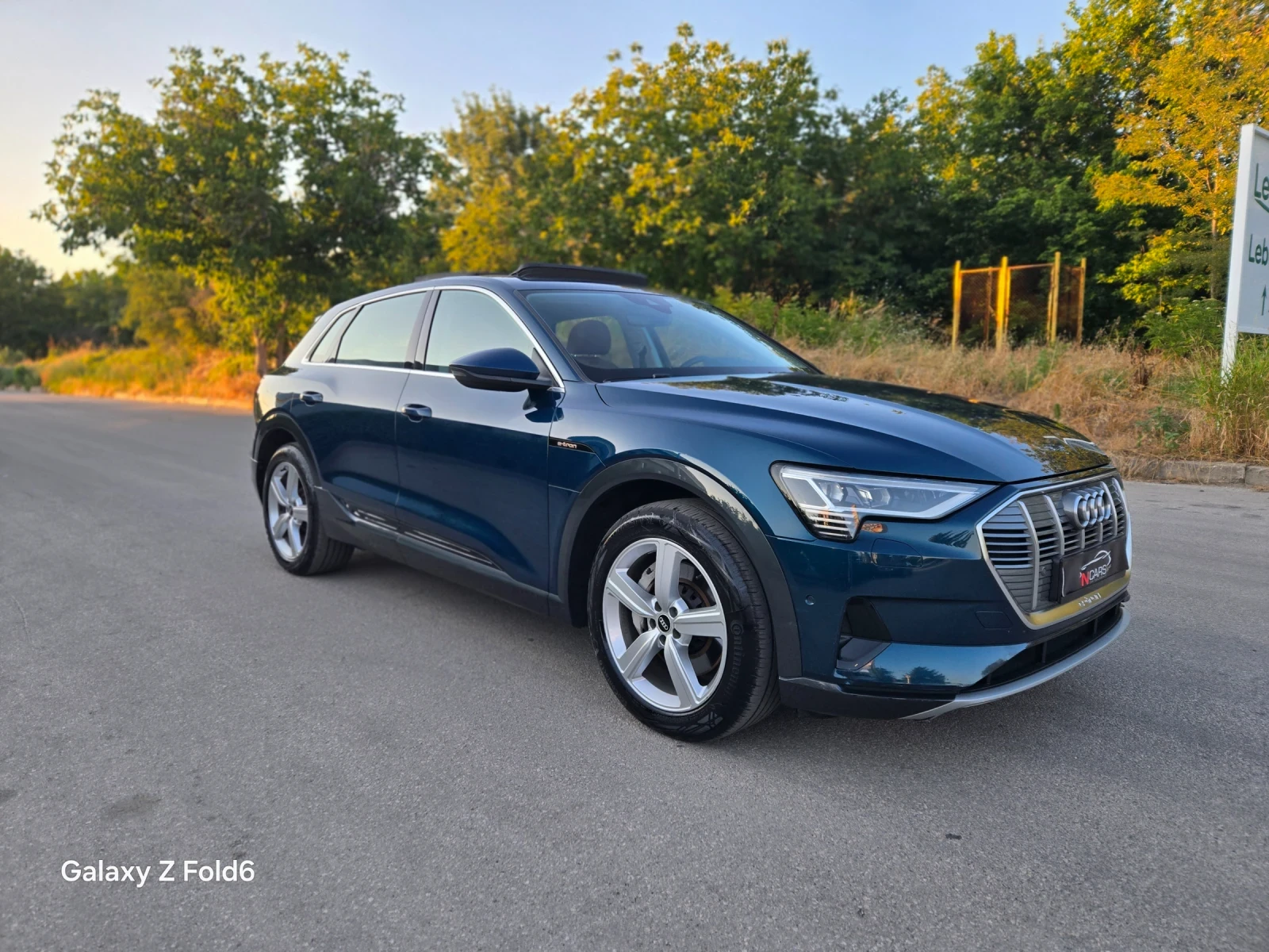 Audi E-Tron ADVANCE, история до 05.2026г, Кафява кожа, панорам, снимка 2 - Автомобили и джипове - 55255219