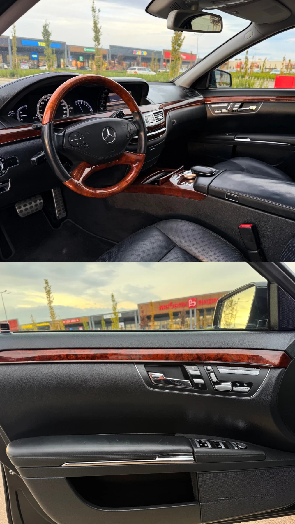 Mercedes-Benz S 550 L* AMG pack* H&K* камера* Distronic* 3хTV* FULL, снимка 8 - Автомобили и джипове - 56326743