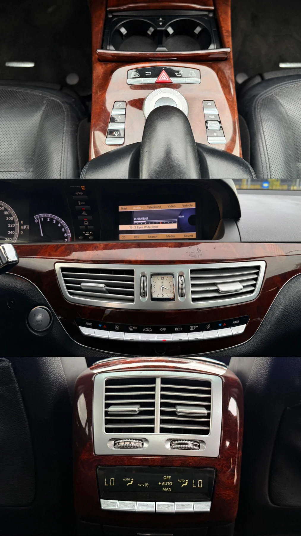 Mercedes-Benz S 550 L* AMG pack* H&K* камера* Distronic* 3хTV* FULL, снимка 11 - Автомобили и джипове - 56326743