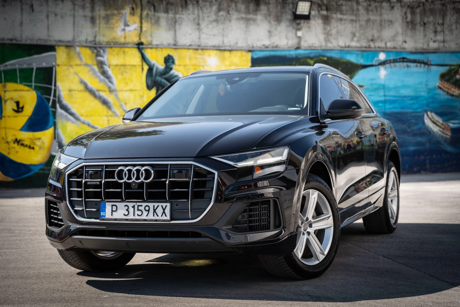 Audi Q8 Waze, панорама, обслужен