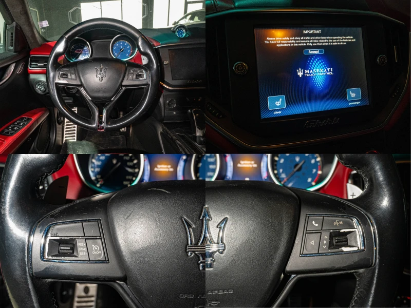 Maserati Ghibli * SQ4 * 8ZF * NAVI* Обслужен Мотор * , снимка 16 - Автомобили и джипове - 51553562