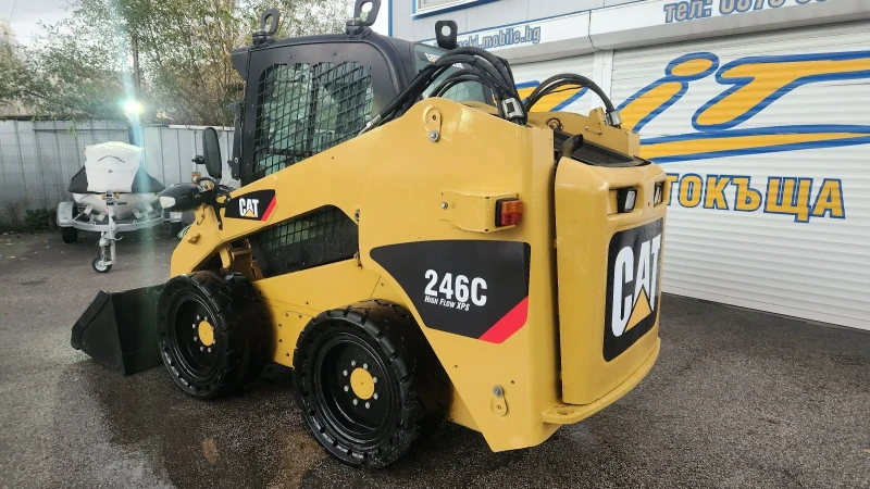 Мини челни товарачи Cat 246C HIGH FLOW КЛИМАТИК ПАРНО, снимка 4 - Индустриална техника - 52471601