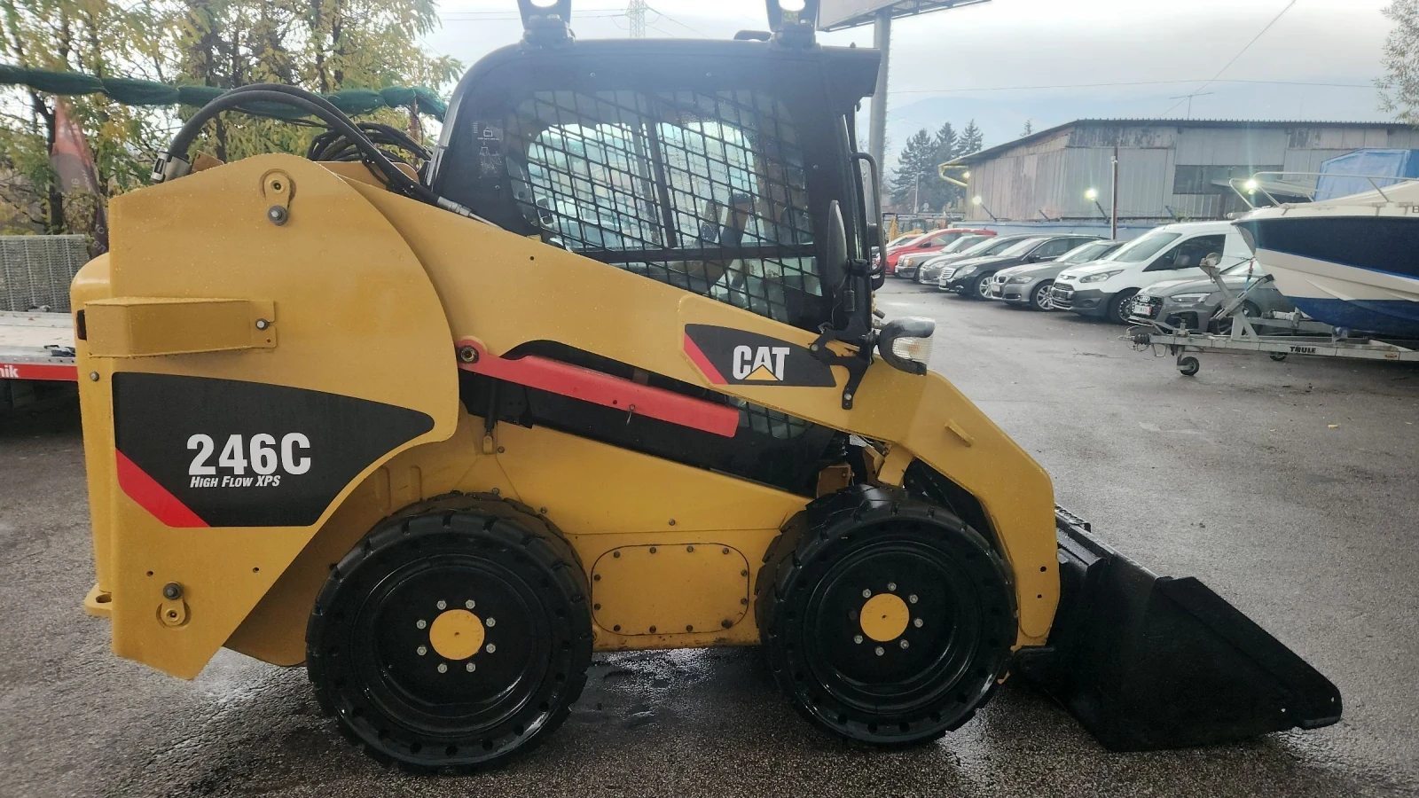 Мини челни товарачи Cat 246C HIGH FLOW КЛИМАТИК ПАРНО - изображение 7