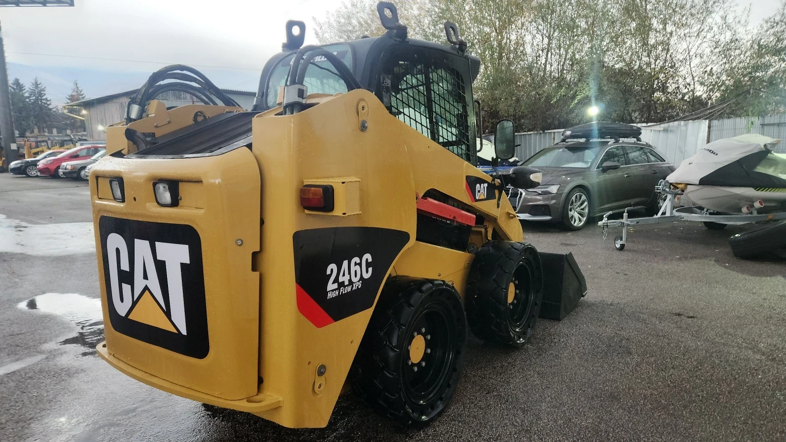 Мини челни товарачи Cat 246C HIGH FLOW КЛИМАТИК ПАРНО - изображение 6