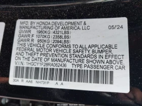 Honda Accord 1.5L I-4 DI, DOHC, VVT, TURBO, 192HP Front Wheel D - 37700 лв. - 21595503 14