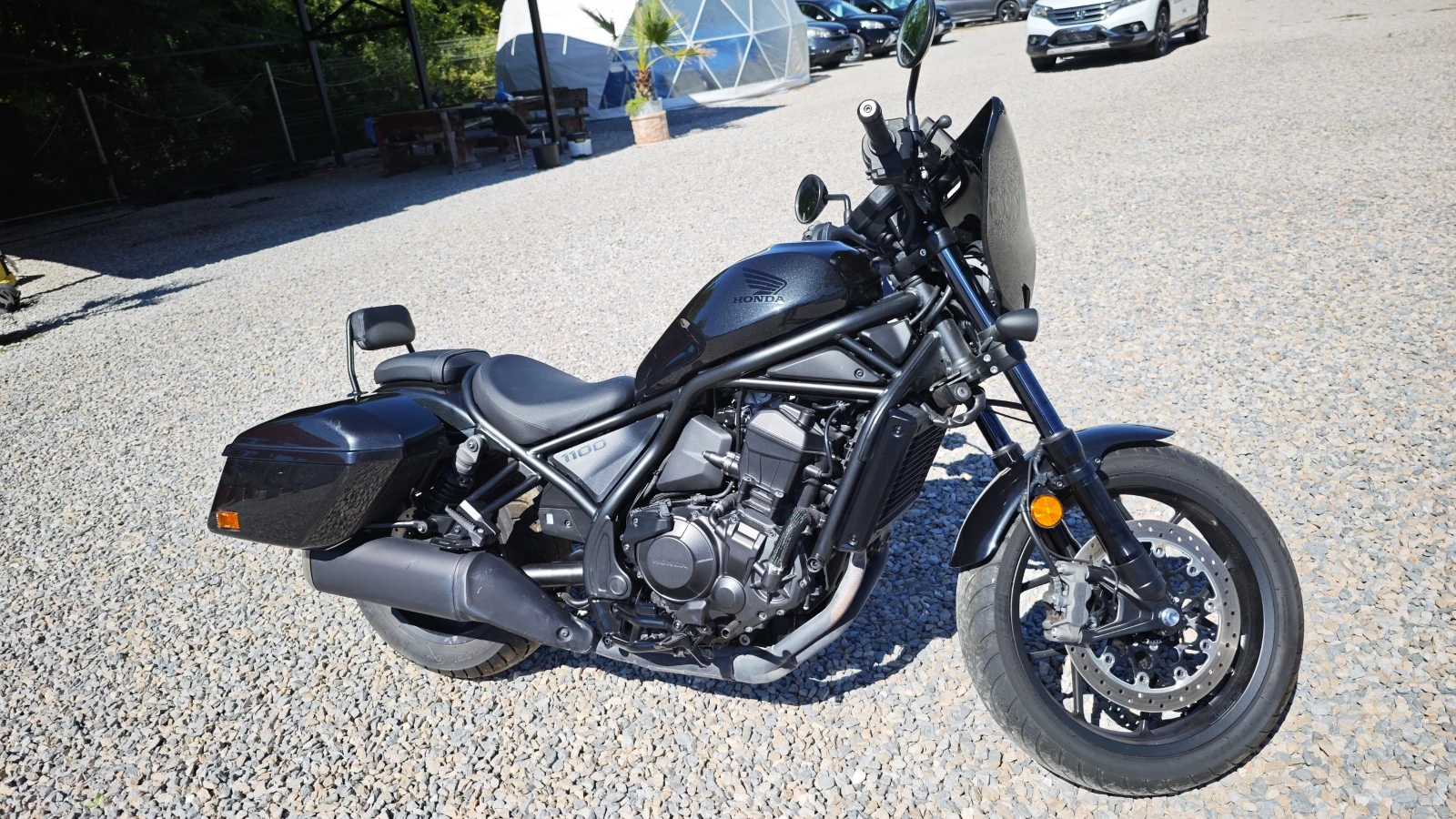 Honda Rebel НЕРАЗЛИЧИМ ОТ НОВ 7214км 1100куб ЧОПЪР, снимка 6 - Мотоциклети и мототехника - 56005249