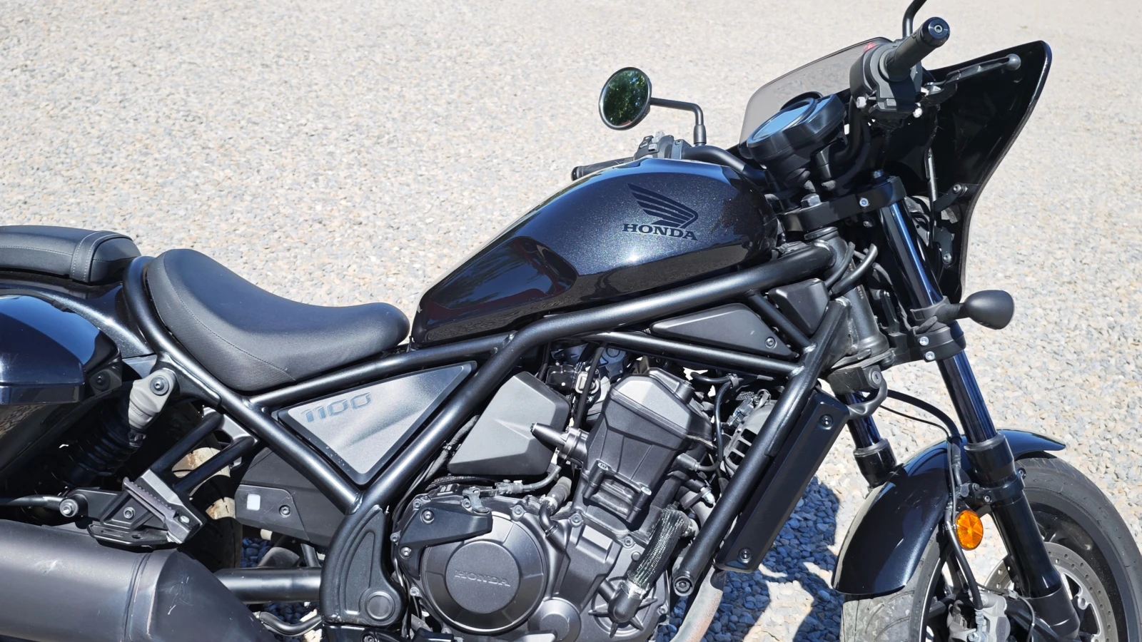 Honda Rebel НЕРАЗЛИЧИМ ОТ НОВ 7214км 1100куб ЧОПЪР, снимка 10 - Мотоциклети и мототехника - 56005249