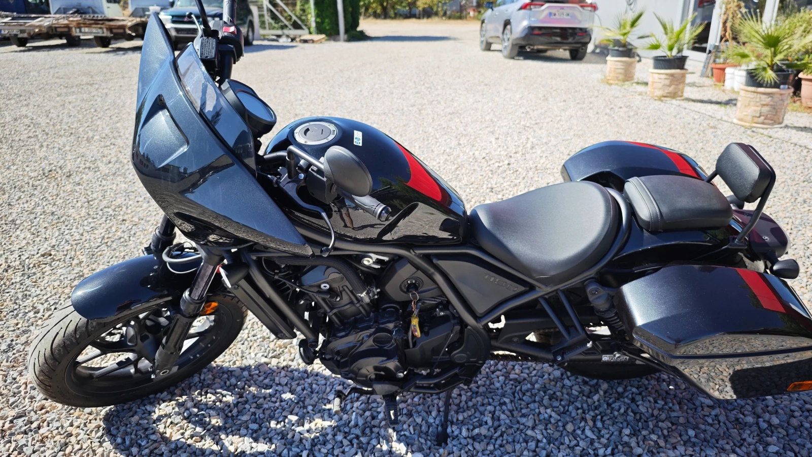 Honda Rebel НЕРАЗЛИЧИМ ОТ НОВ 7214км 1100куб ЧОПЪР, снимка 17 - Мотоциклети и мототехника - 56005249