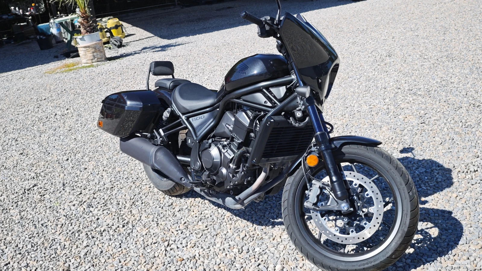 Honda Rebel НЕРАЗЛИЧИМ ОТ НОВ 7214км 1100куб ЧОПЪР, снимка 11 - Мотоциклети и мототехника - 56005249
