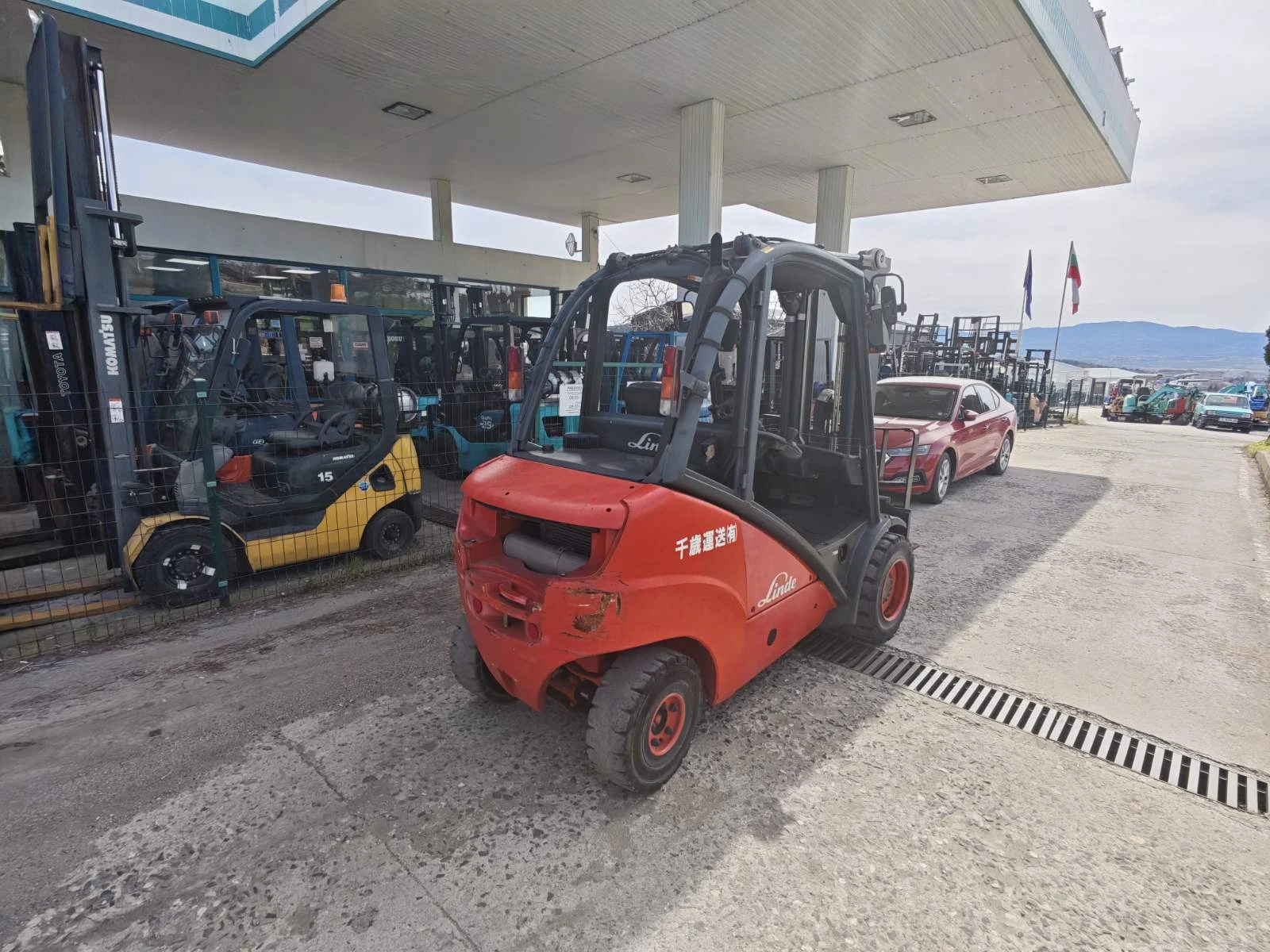 Мотокар Linde H35  1, 9  VW ДВИГАТЕЛ, снимка 12 - Индустриална техника - 54224946