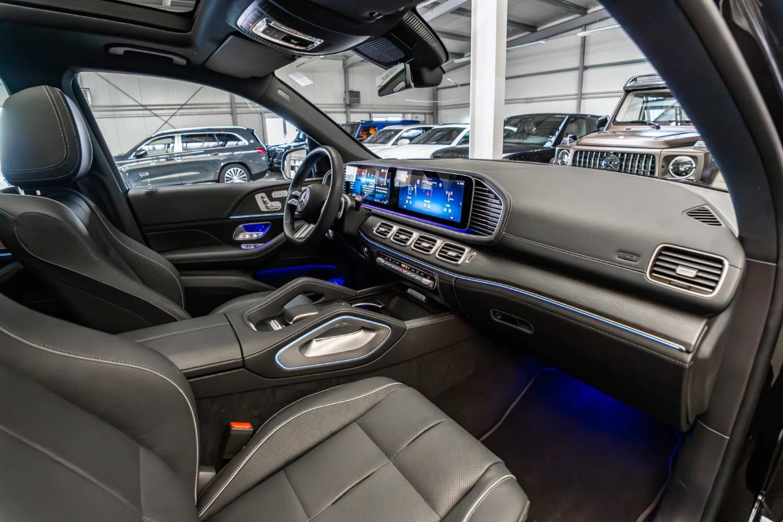 Mercedes-Benz GLS 450 4 MATIC* AMG* EXCLUSIVE* PANO* 360* , снимка 14 - Автомобили и джипове - 54527000