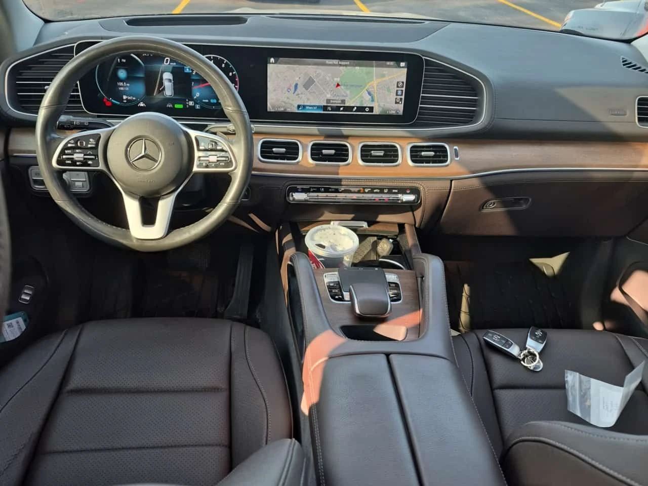 Mercedes-Benz GLE 450 AMG * ПАНОРАМА * BURMESTER * CARFAX * , снимка 6 - Автомобили и джипове - 55643789
