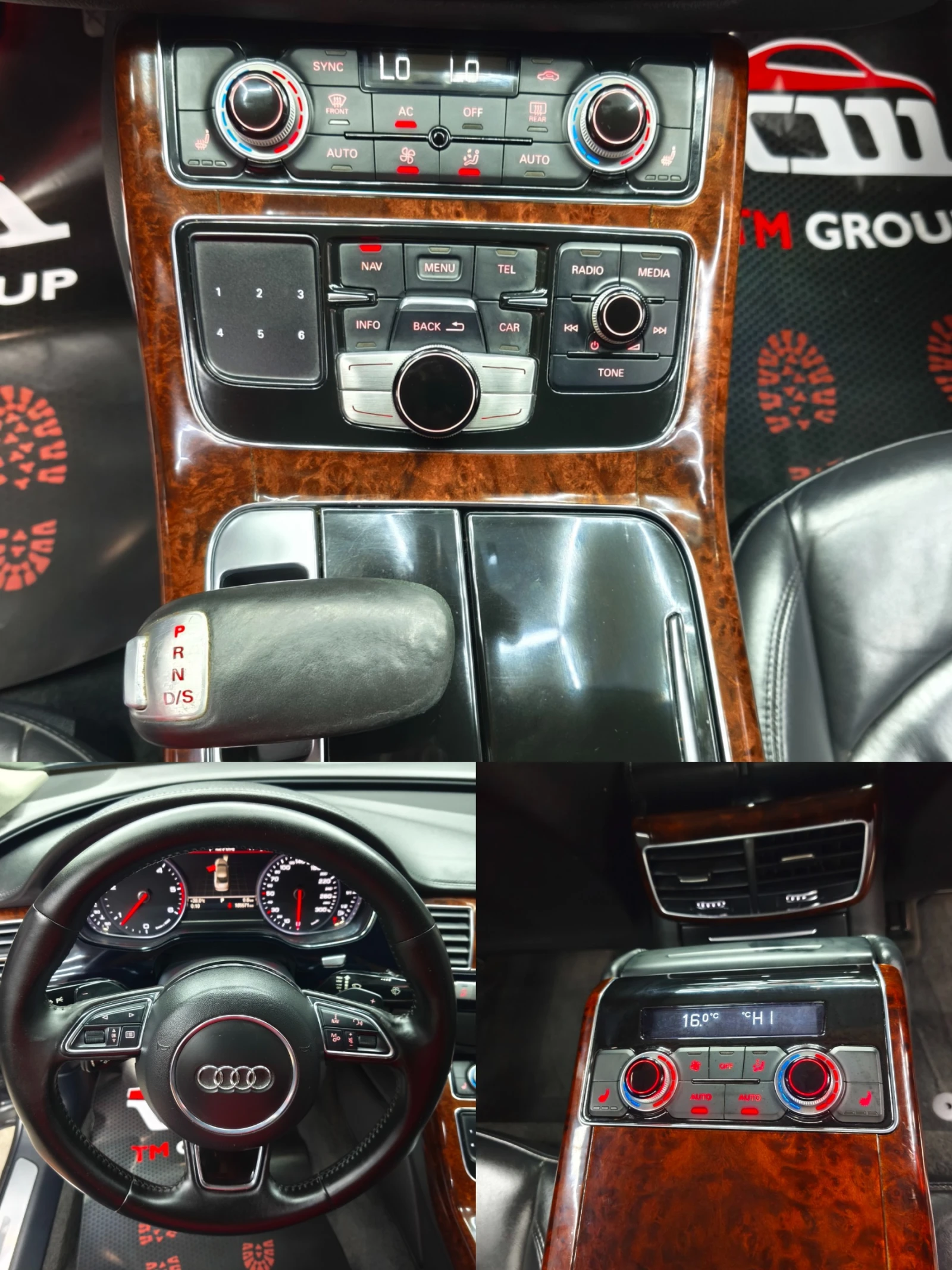 Audi A8 3.0TDI QUATTRO 250k.c Automatic Euro5B, снимка 17 - Автомобили и джипове - 55593625