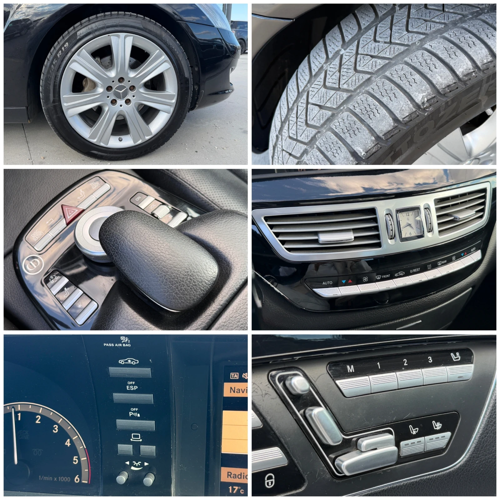Mercedes-Benz S 320 CDI* LONG* 2008г* FULL MAX* 240.000KM* , снимка 16 - Автомобили и джипове - 56300898