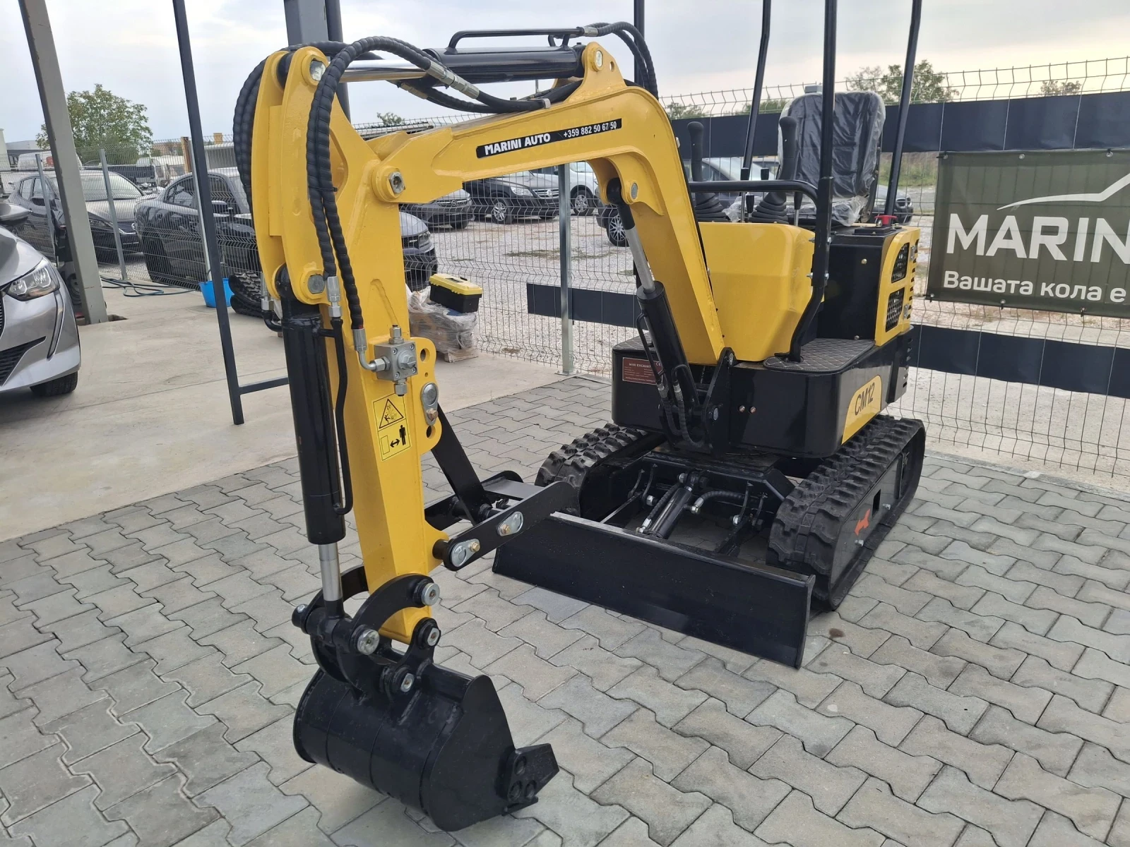Багер ABG CM12* 1200kg * чисто нови мини багери  - изображение 3
