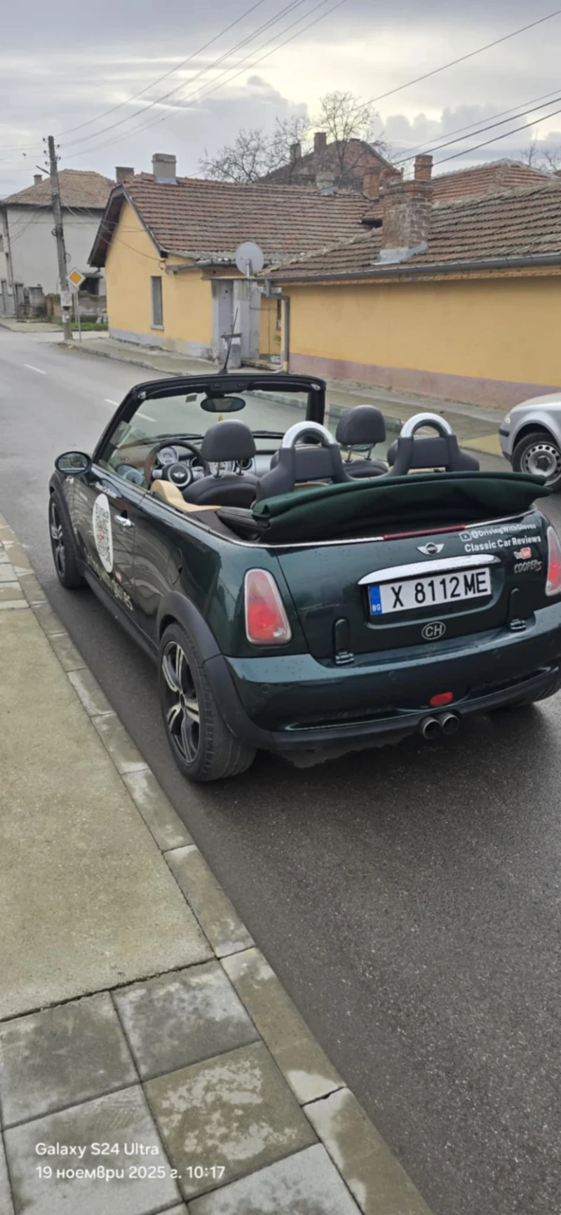 Mini Cooper s cabrio Super Charger, снимка 7 - Автомобили и джипове - 52482332