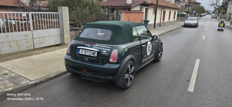 Mini Cooper s cabrio Super Charger, снимка 3 - Автомобили и джипове - 52482332