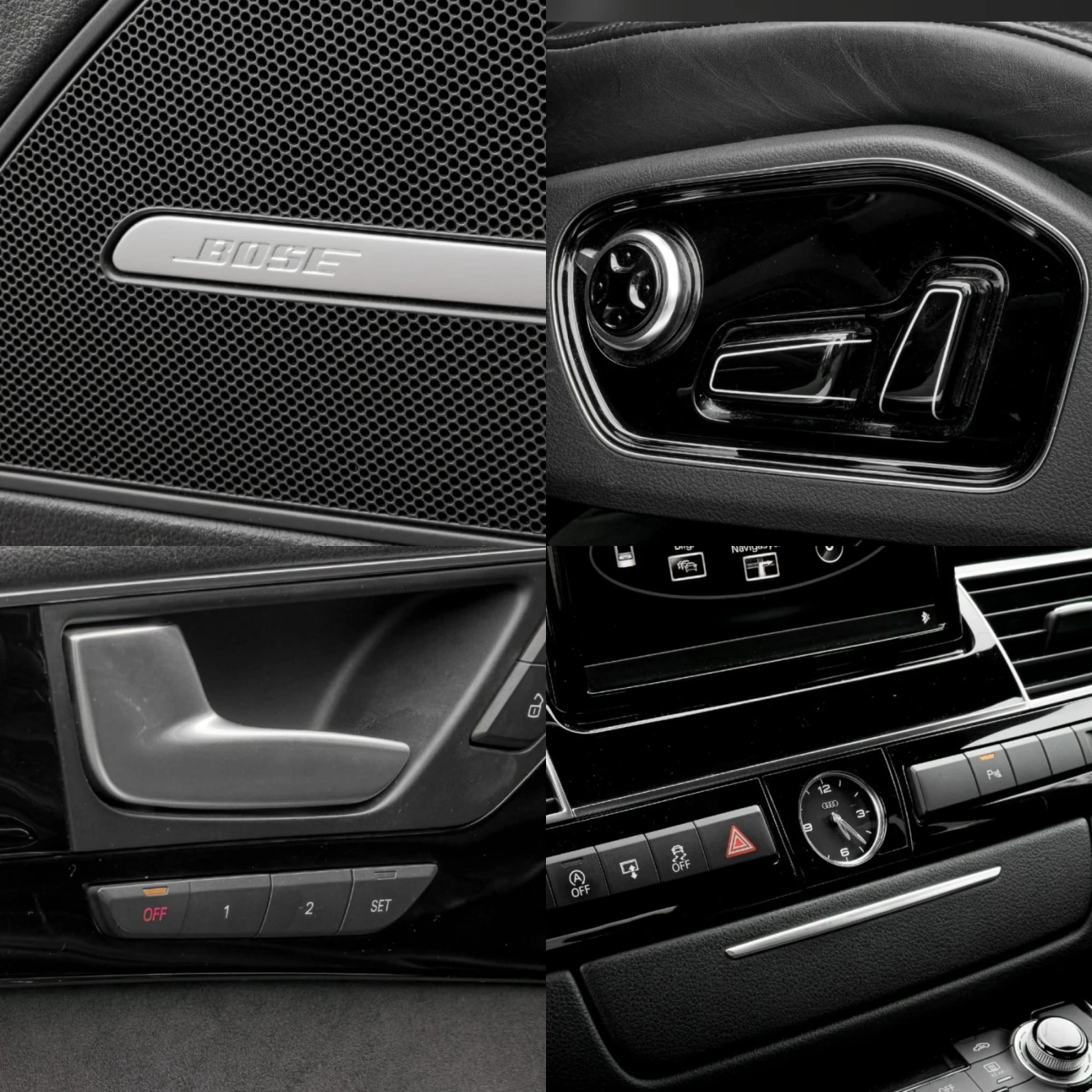 Audi A8 3.0TDI 262к.сMATRIX/KylessGO/ KAMERA/ШИБЕДАХ/BOSE/, снимка 13 - Автомобили и джипове - 54202345