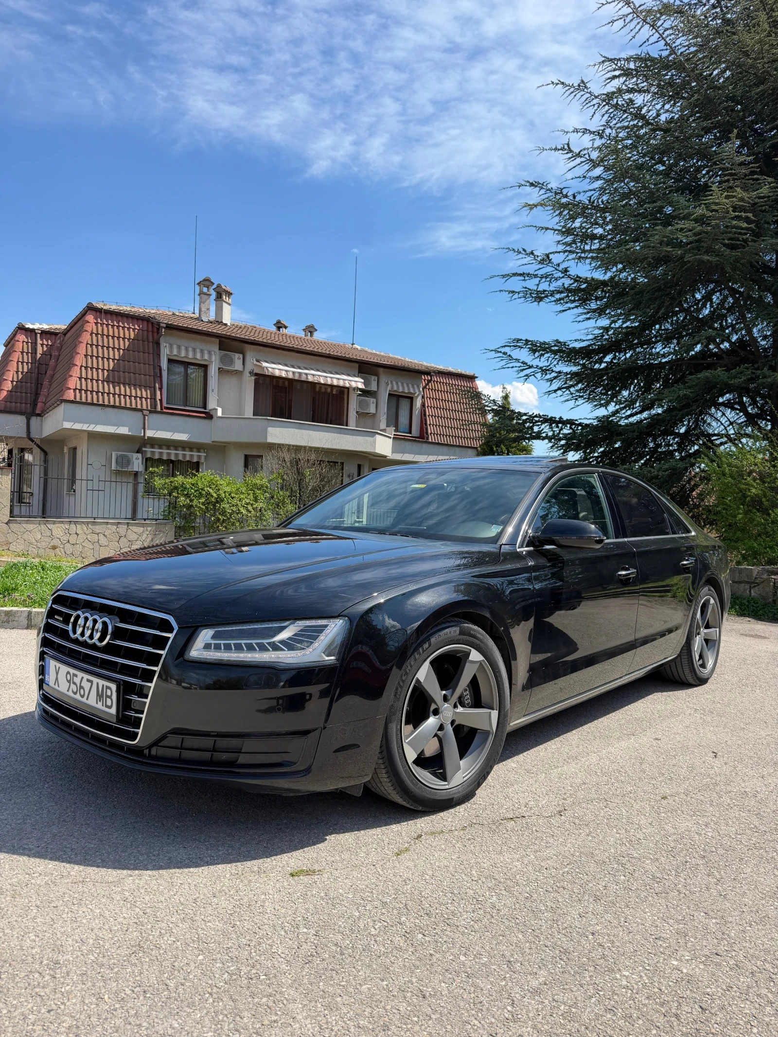Audi A8 3.0TDI 262к.сMATRIX/KylessGO/ KAMERA/ШИБЕДАХ/BOSE/, снимка 5 - Автомобили и джипове - 53842190