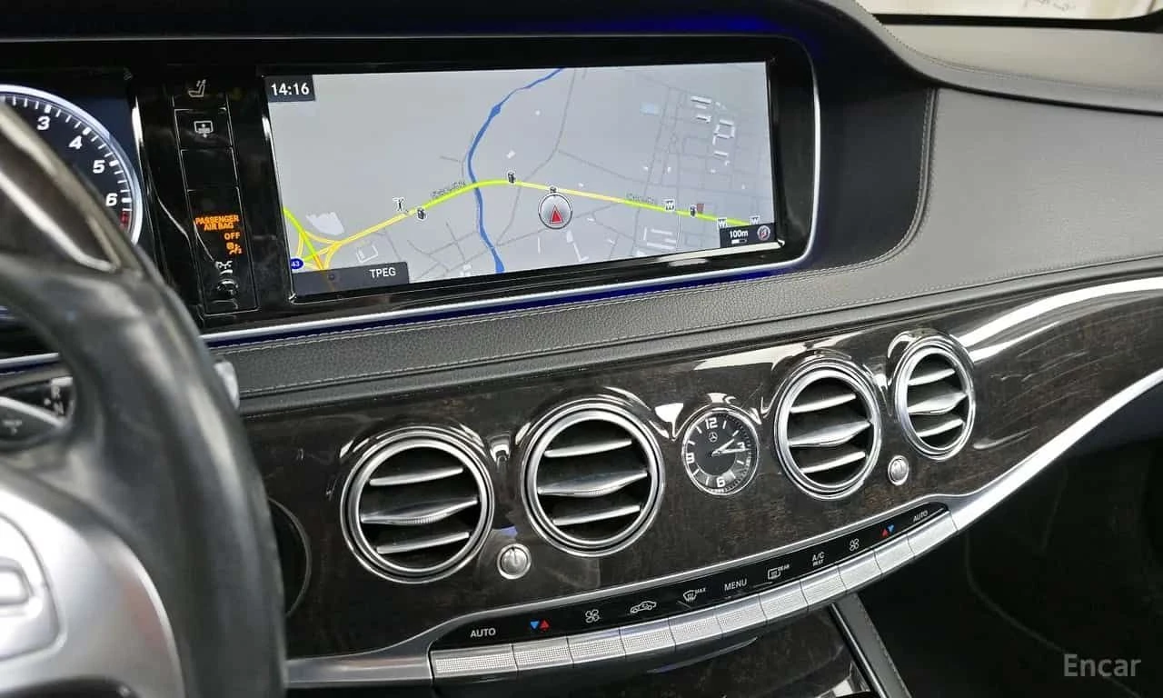 Mercedes-Benz S 500 LONG /ОБДУХВАНЕ/ПАНОРАМА/ДИСТРОНИК/360, снимка 14 - Автомобили и джипове - 55684010