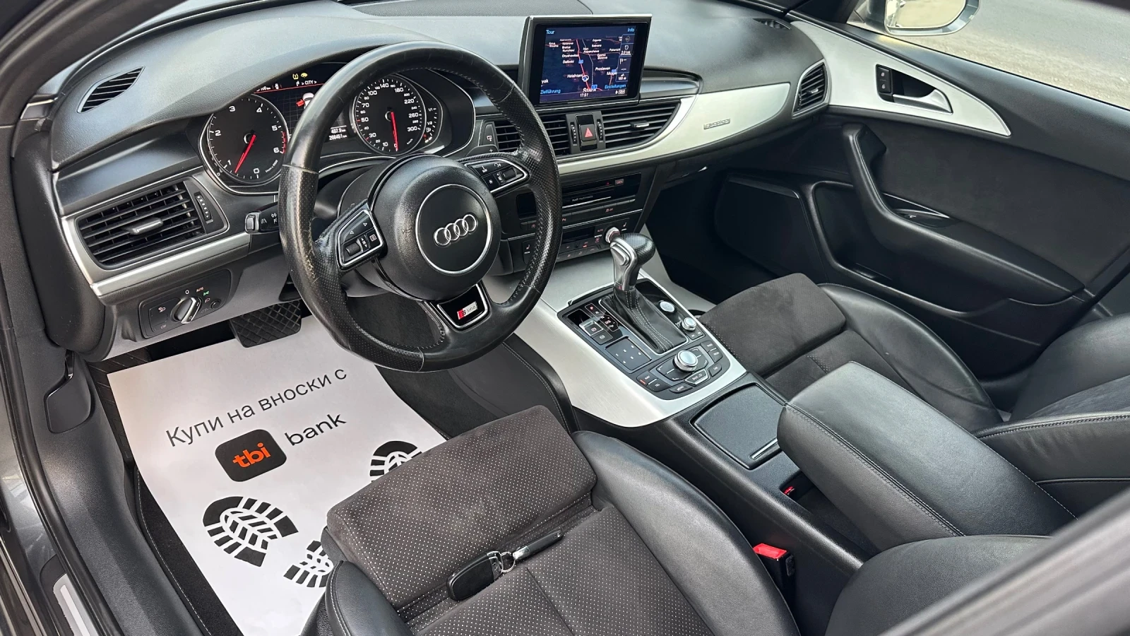 Audi A6 3.0 BiTdi S-line Дистроник , снимка 9 - Автомобили и джипове - 55930722