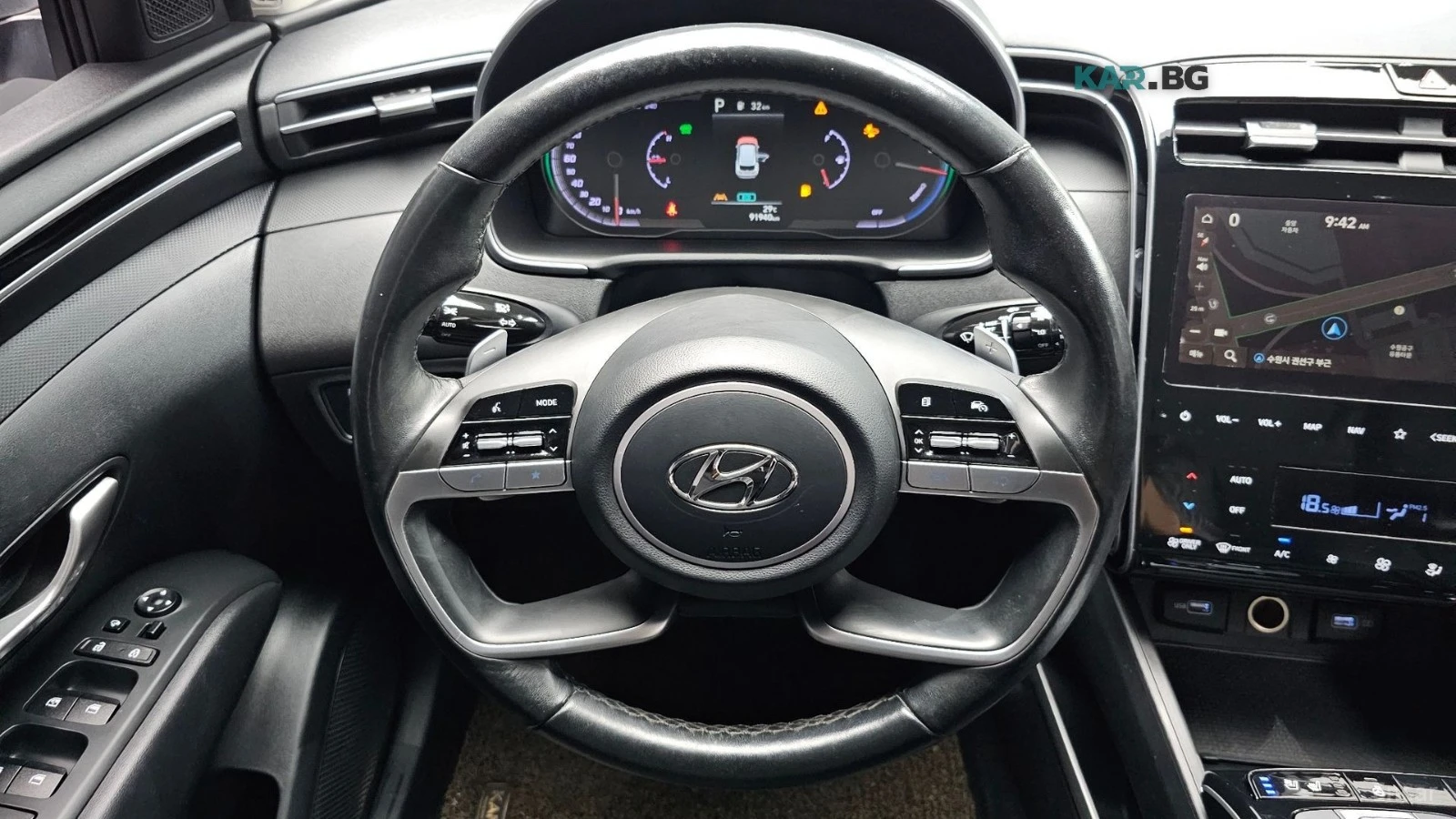 Hyundai Tucson ОБДУХВАНЕ* ПОДГРЕВ* КАМЕРА* СЛЕД НА ЛЕНТИ* , снимка 12 - Автомобили и джипове - 55825074