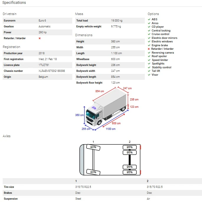 Daf CF 290 BOX, снимка 17 - Камиони - 48636481