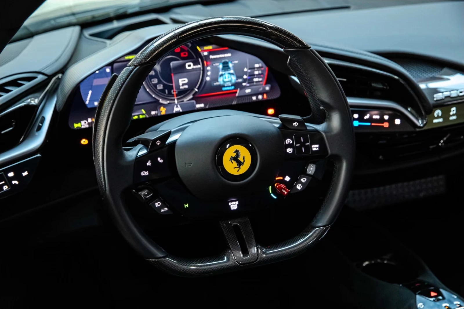Ferrari SF 90 SPIDER/LIFT/CARBON/ADAS/360/VENT/HUD/ | Mobile.bg � ����������� 9