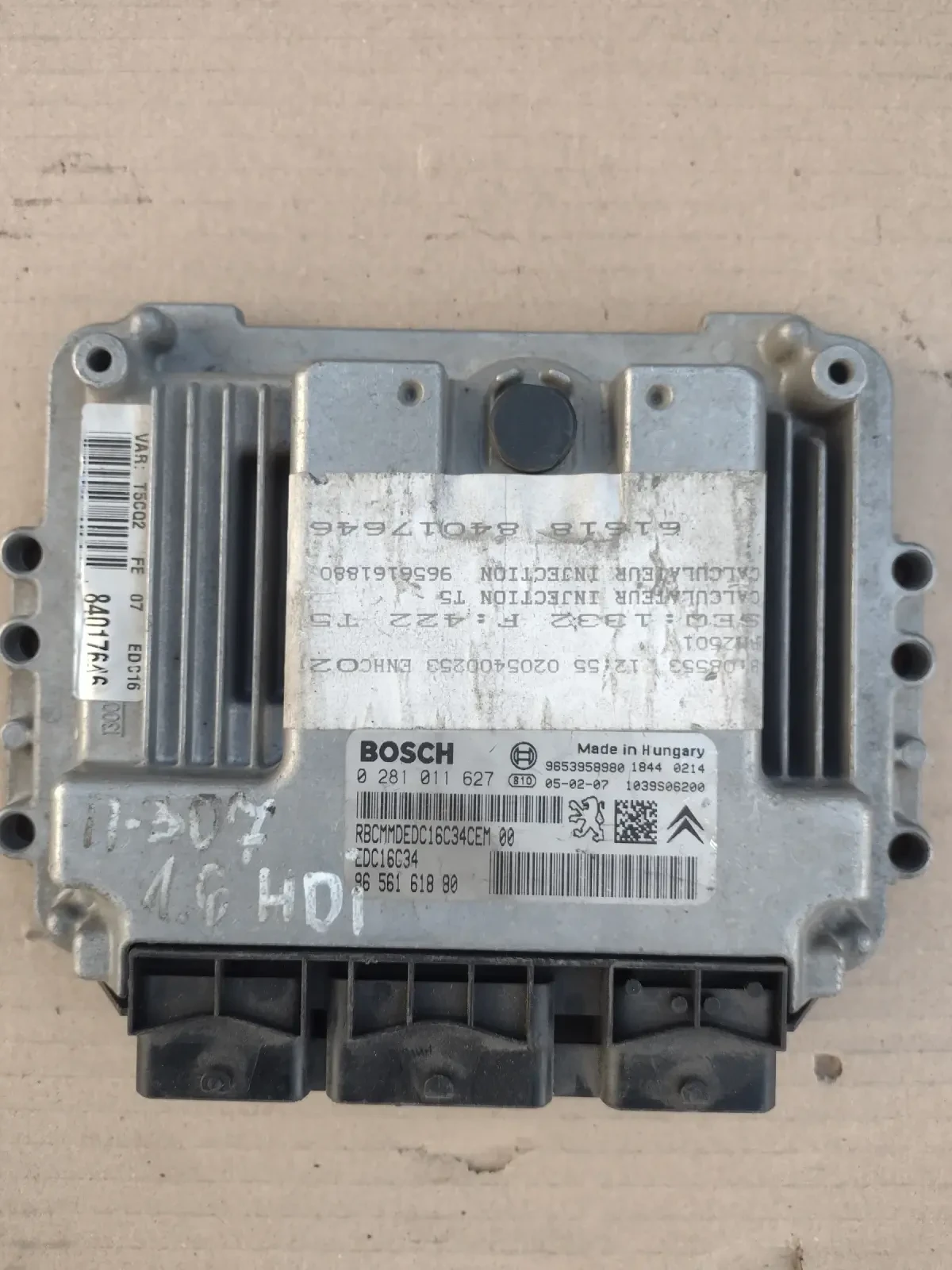 96 561 618 80 �������� �������� �� PEUGEOT 307 1,6 HDI Bosch 0 281 011 627 | Mobile.bg � ����������� 1