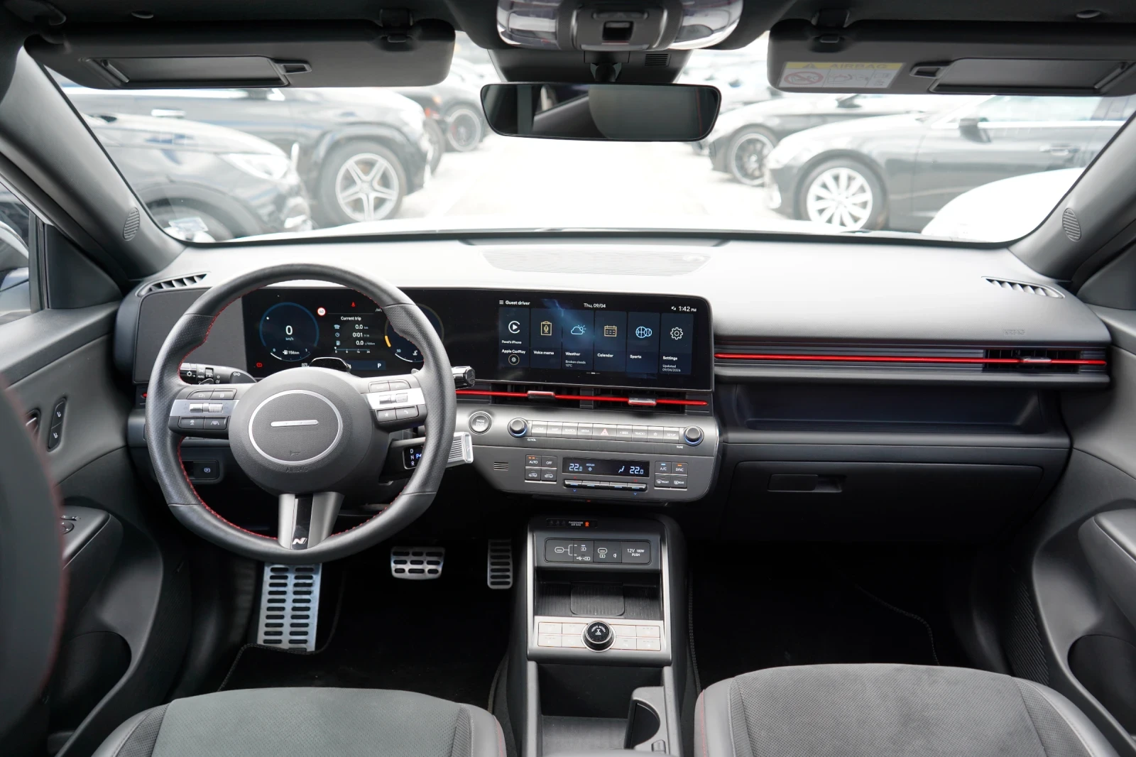 Hyundai Kona * 1.6* T-GDI* N line* 4x4* Bose* Pano* 360* Distr*, снимка 10 - Автомобили и джипове - 54147845