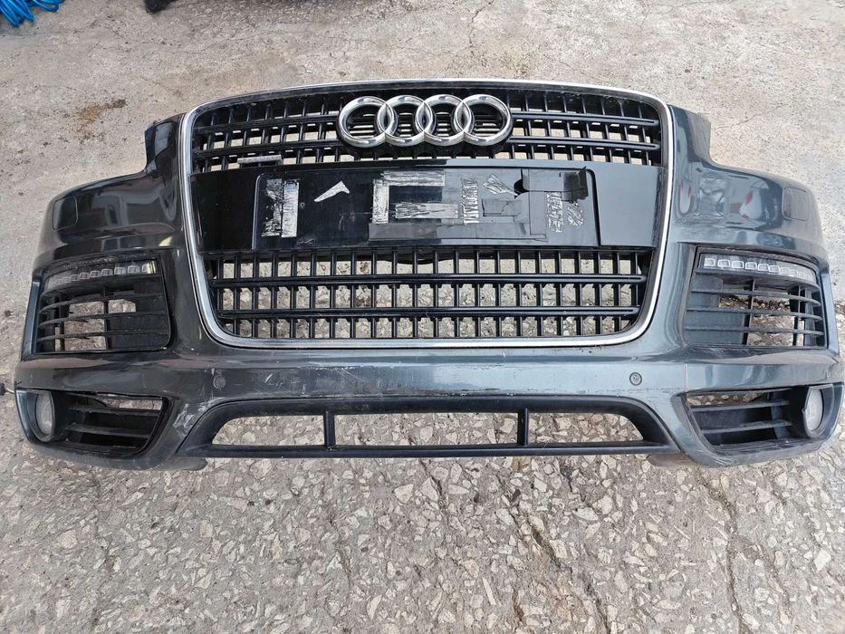 Предна S-line Броня Фейслифт Audi Q7 4L с диодни халогени 4L0807103