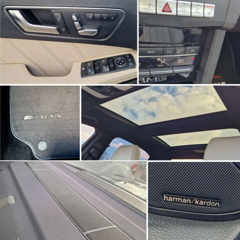 Mercedes-Benz E 350 AMG / 360 / Панорама / Бартер / Лизинг , снимка 16 - Автомобили и джипове - 53456100