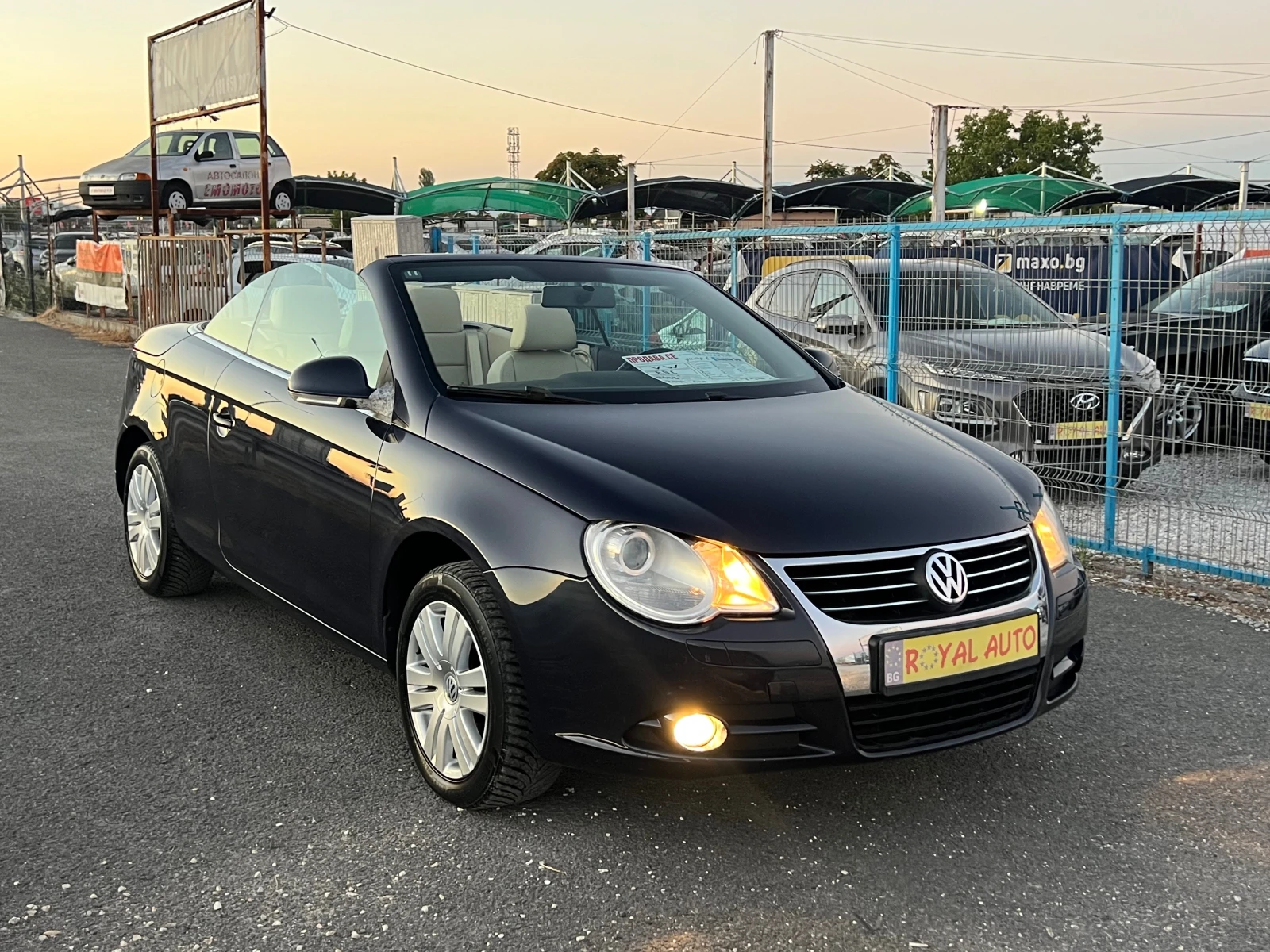VW Eos ЛИЗИНГ-КОЖА-НАВИ-ДИЗЕЛ-ТОП, снимка 3 - Автомобили и джипове - 55963587