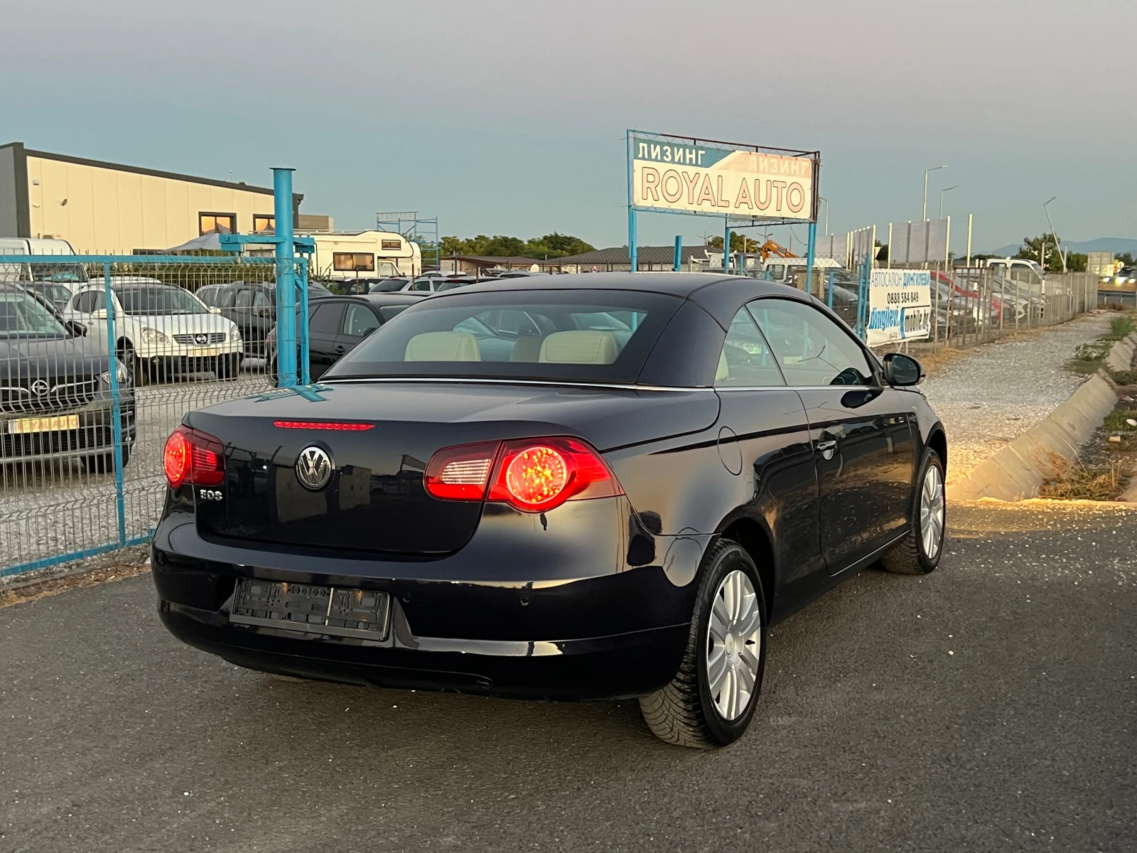 VW Eos ЛИЗИНГ-КОЖА-НАВИ-ДИЗЕЛ-ТОП, снимка 13 - Автомобили и джипове - 55963587