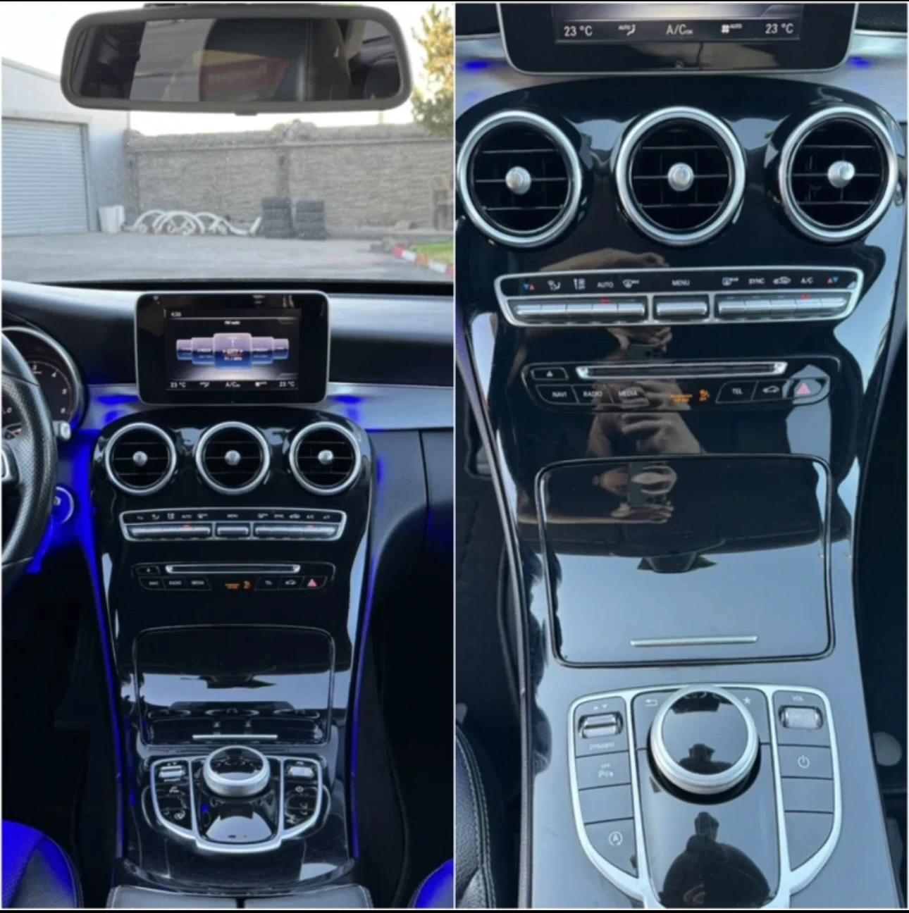 Mercedes-Benz C 220 d FULL AMG PACKAGE 7G TRONIC | НОВИ ГУМИ, снимка 11 - Автомобили и джипове - 56071274