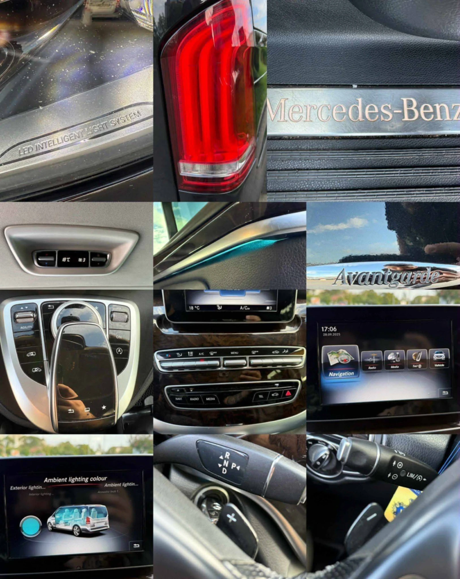Mercedes-Benz V 220 V-Class, снимка 11 - Бусове и автобуси - 56261836