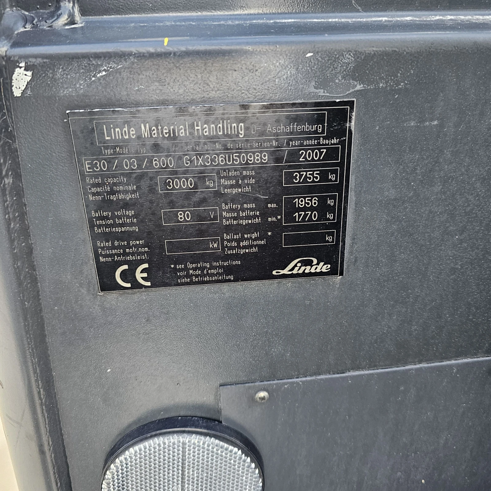 Електрокар Linde Е 30 S 2 Броя ! ! !, снимка 9 - Индустриална техника - 55225675