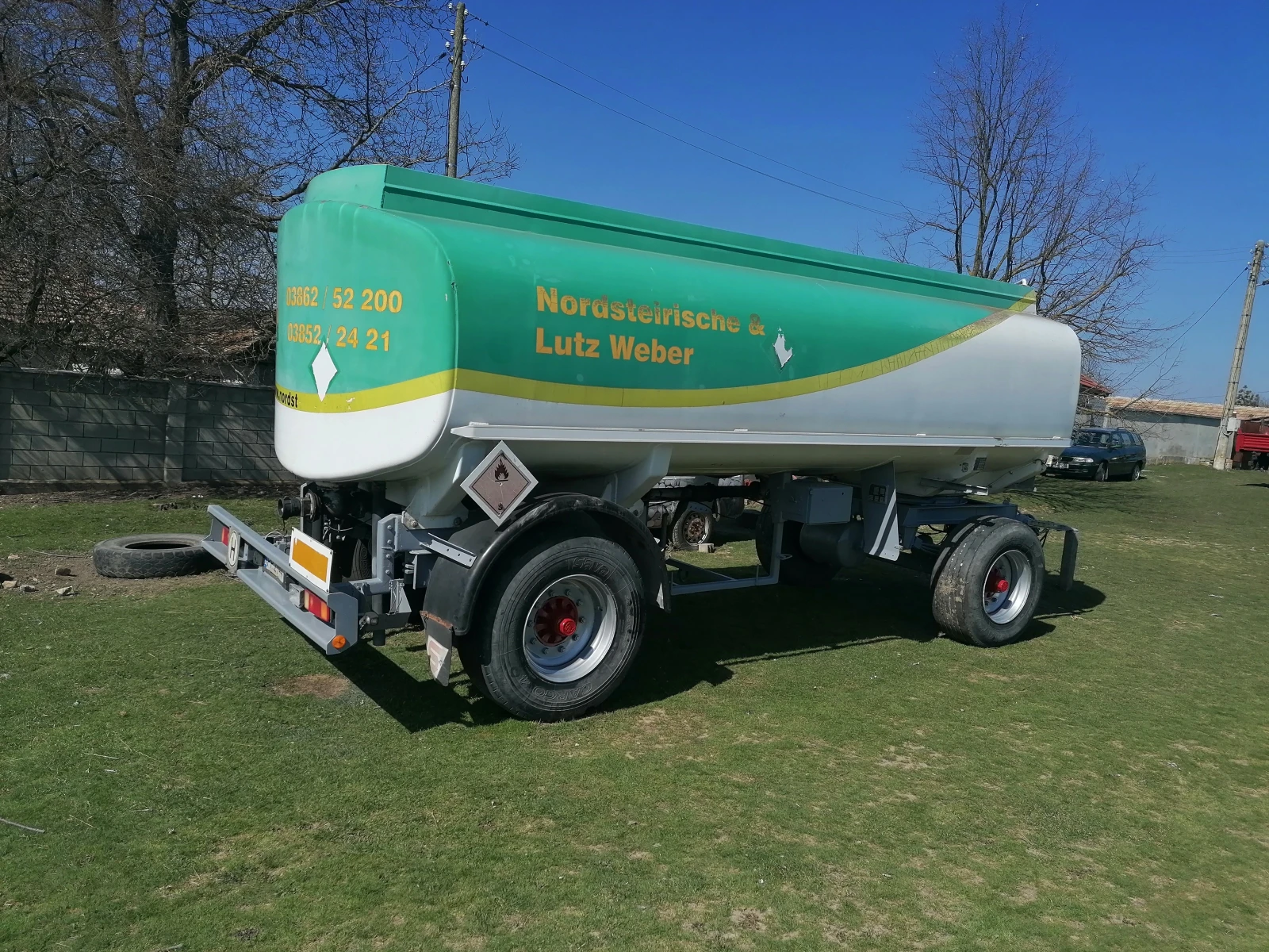 За трактор Други cisterna, снимка 4 - Ремаркета - 53837103