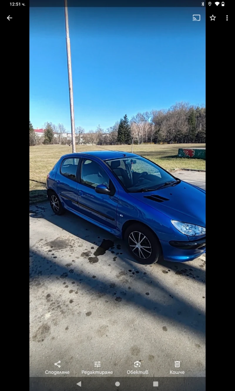 Peugeot 206, снимка 3 - Автомобили и джипове - 49113282